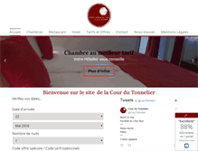 Tablet Screenshot of courdutonnelier.fr